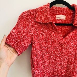 Super cute collared knit sweater shirt from Urban Outfitters! Like new.